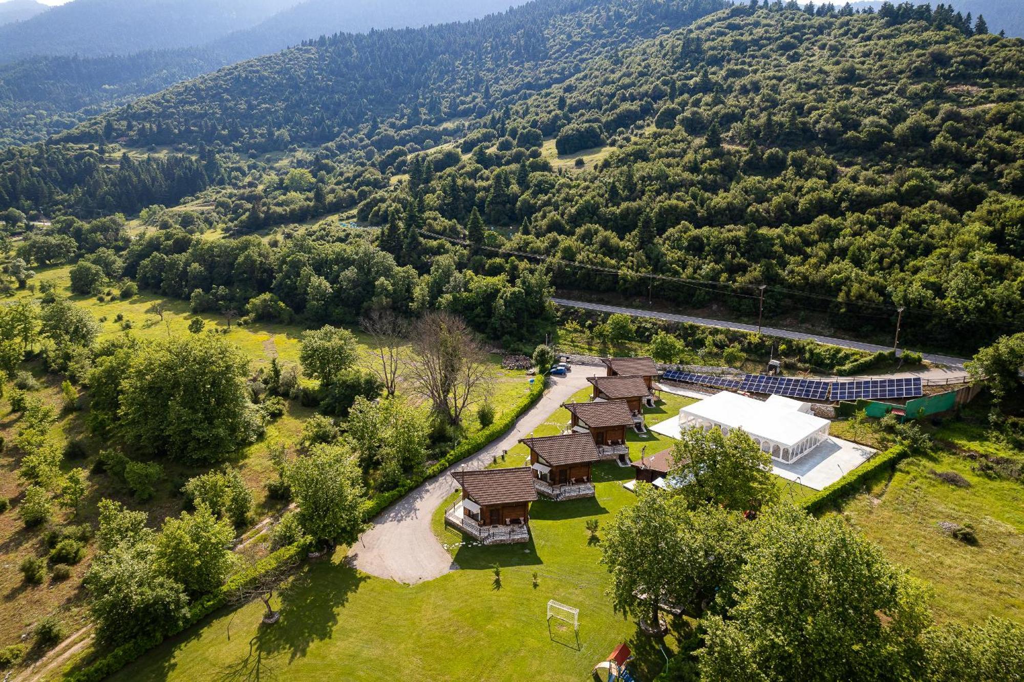 Mega Chorio Natura Chalets מראה חיצוני תמונה