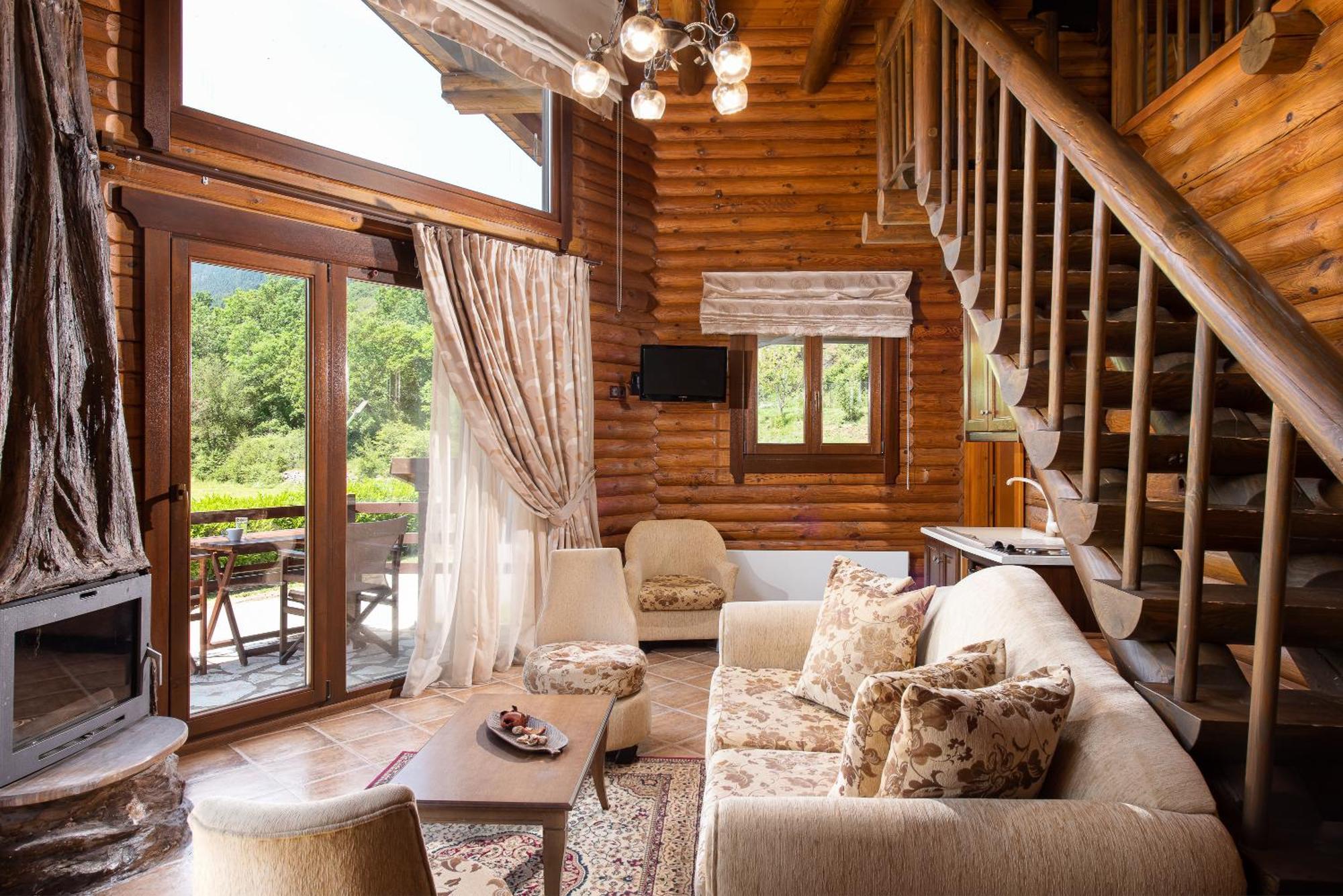 Mega Chorio Natura Chalets מראה חיצוני תמונה